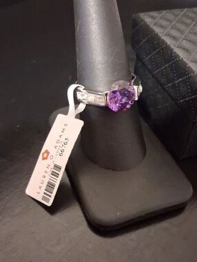 Lauren G. Adams Solitare Cocktail Ring Size 9 New With Tags/Box